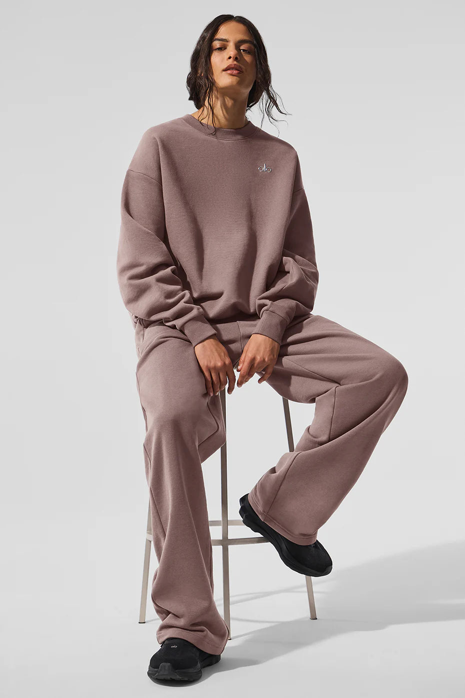 Accolade Crew Neck Pullover - Mushroom